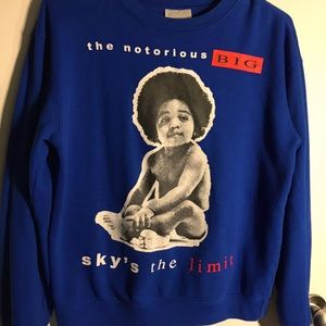 Blue “Sky’s the Limit” Notorious B.I.G. Crewneck